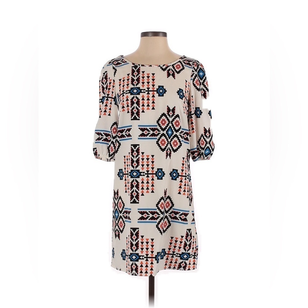 HELLO MISS | Tribal Print Shift Dress